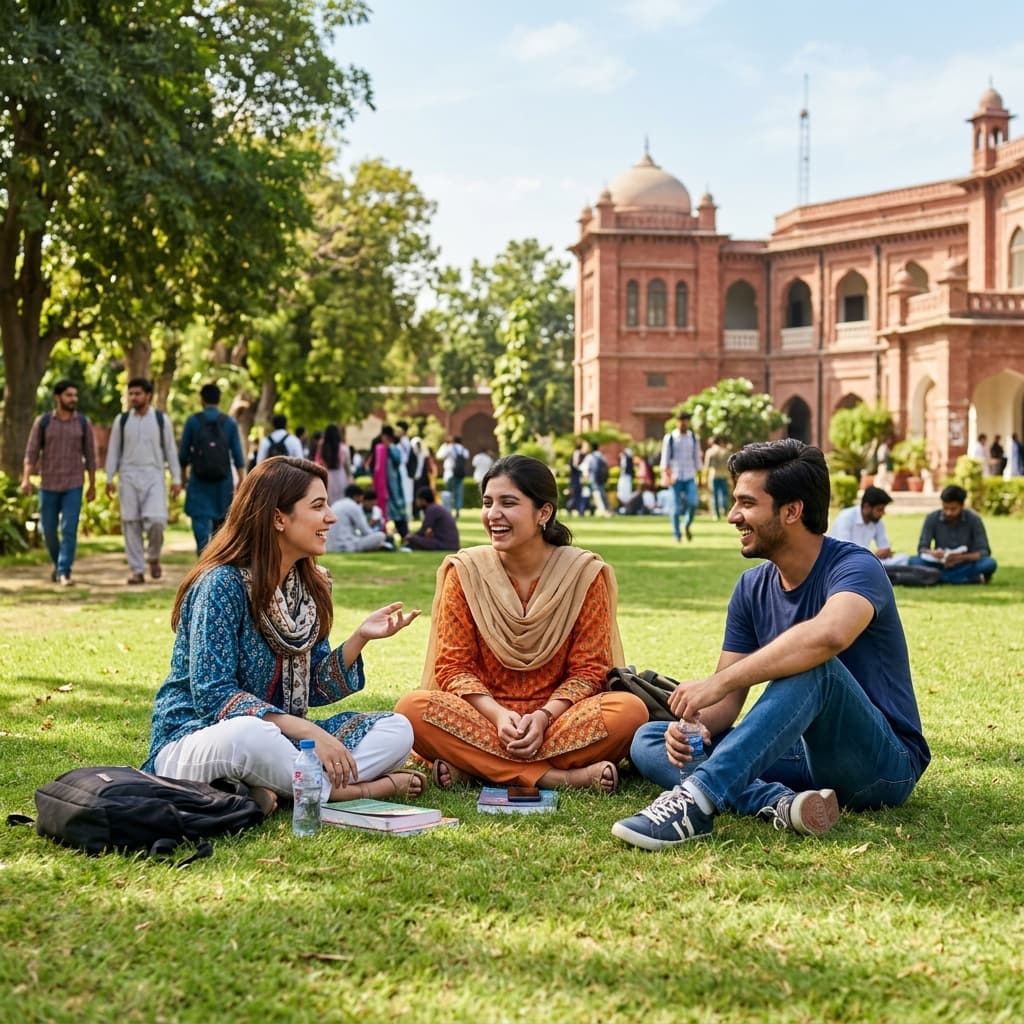 Students outdoors