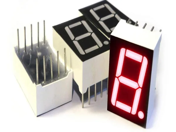 1 Digit 7 Segment LED Display Module for Electronics & Arduino