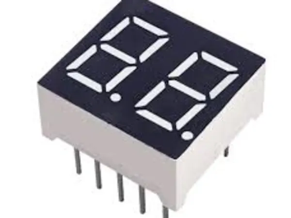 2-Digit 7 Segment LED Display Module for Electronics & Arduino