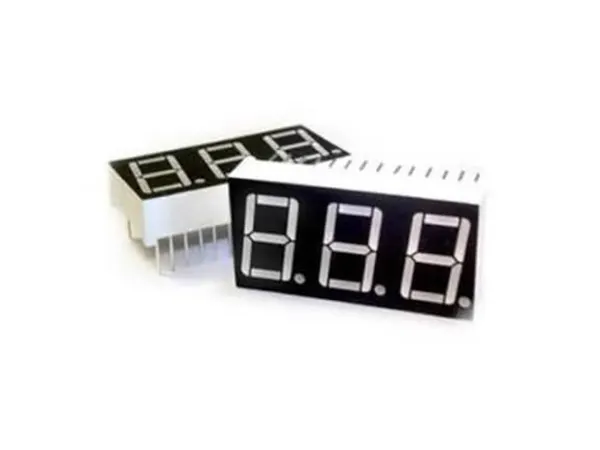 3-Digit 7 Segment LED Display Module for Electronics & Arduino